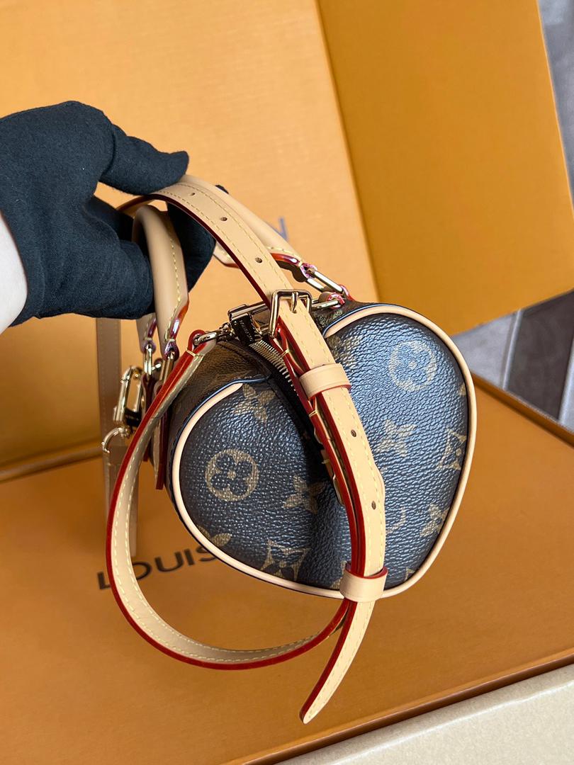 ROMANTIC HEART-SHAPED MONOGRAM POUCH