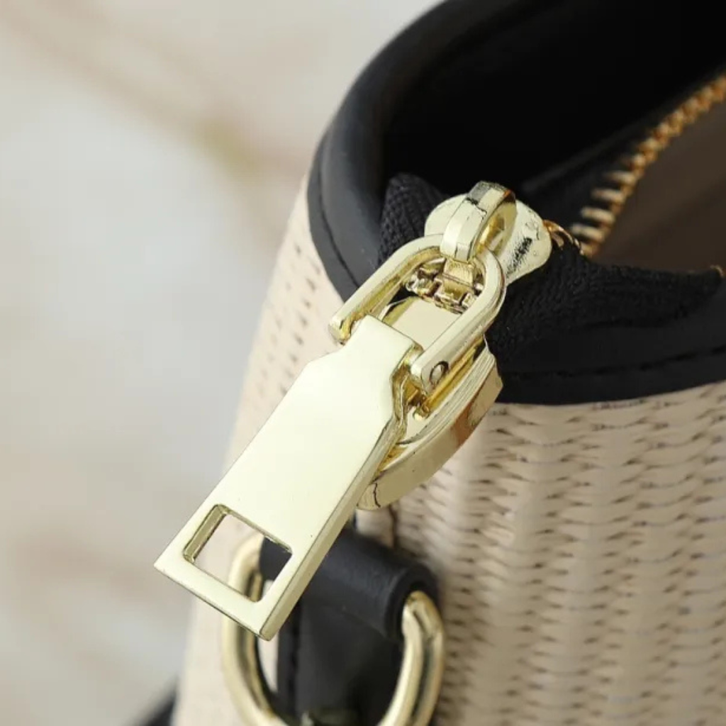 NATURA ELEGANCE TOTE – RAFFIA & LEATHER EDITION