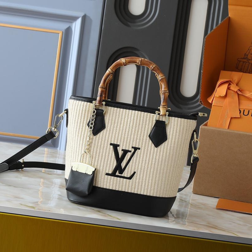 NATURA ELEGANCE TOTE – RAFFIA & LEATHER EDITION