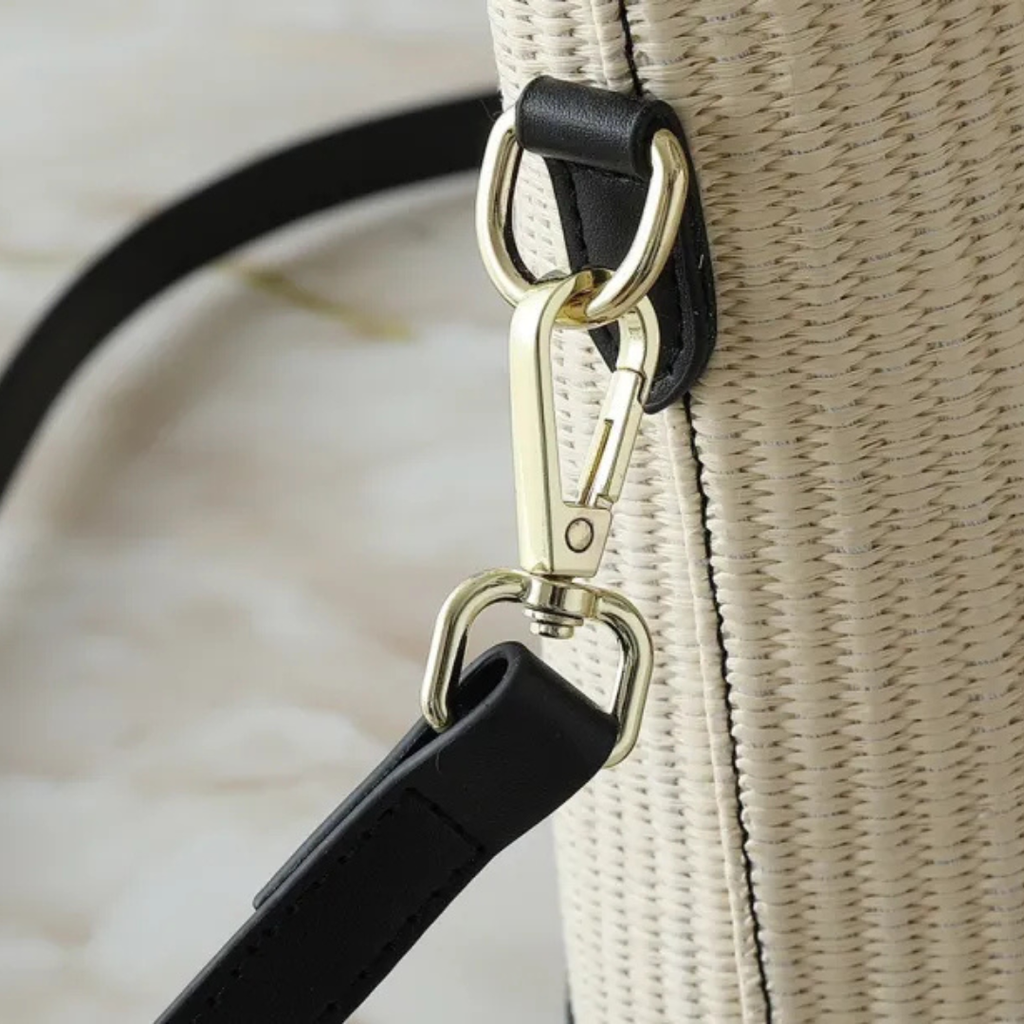 NATURA ELEGANCE TOTE – RAFFIA & LEATHER EDITION
