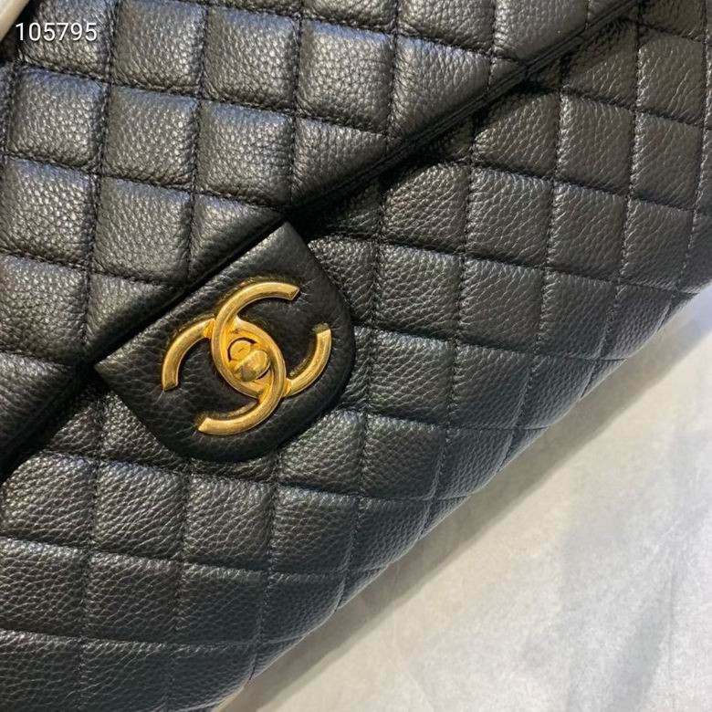 CLASSIC QUILTED MAXI FLAP BAG WITH DUAL STRAP