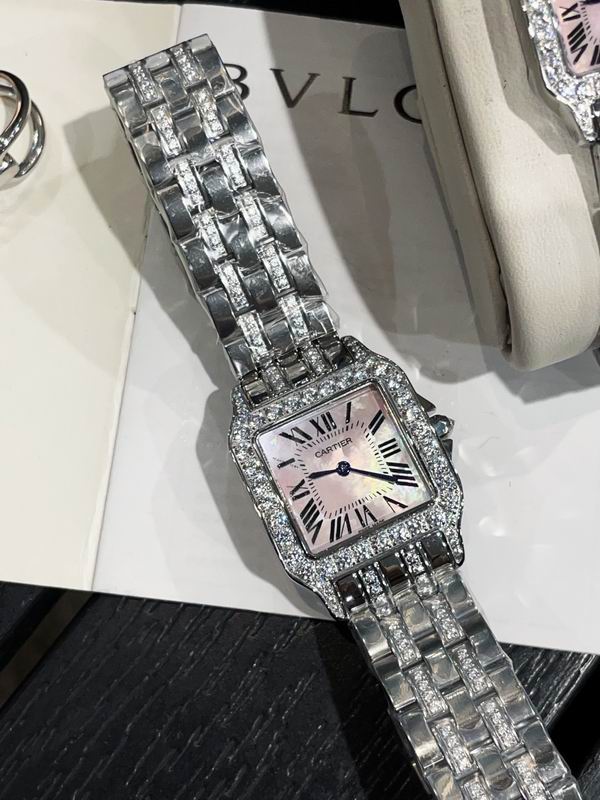 LUXURY SQUARE DIAMOND WATCH