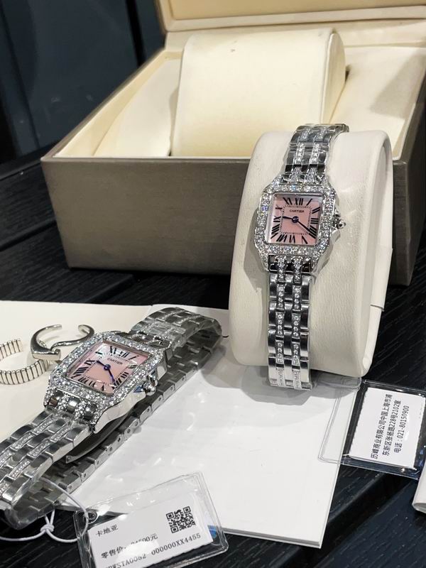 LUXURY SQUARE DIAMOND WATCH