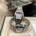 ARCHITECTURAL STEEL SQUARE TIMEPIECE