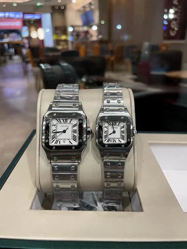 ARCHITECTURAL STEEL SQUARE TIMEPIECE