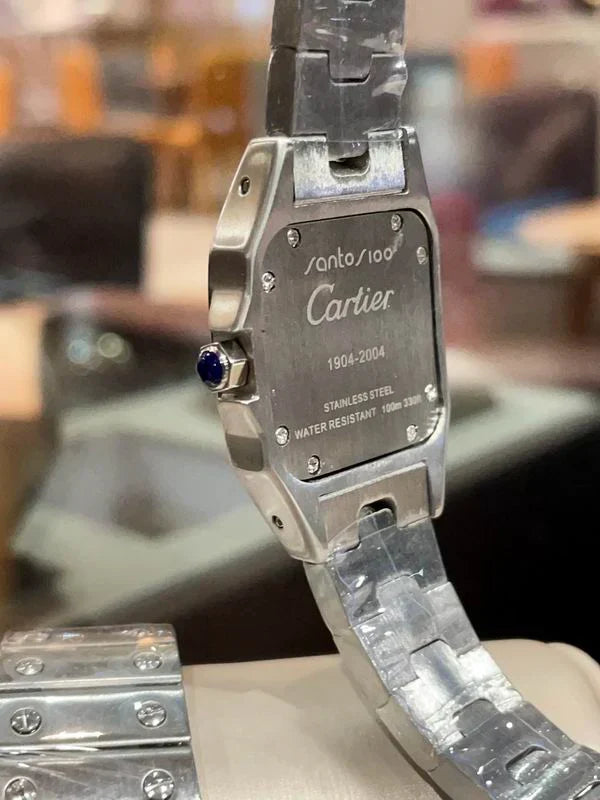 ARCHITECTURAL STEEL SQUARE TIMEPIECE