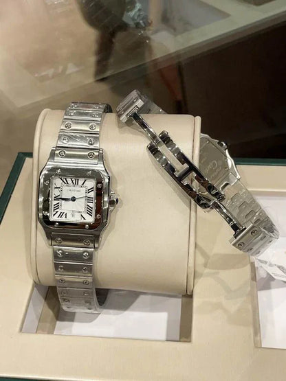 ARCHITECTURAL STEEL SQUARE TIMEPIECE