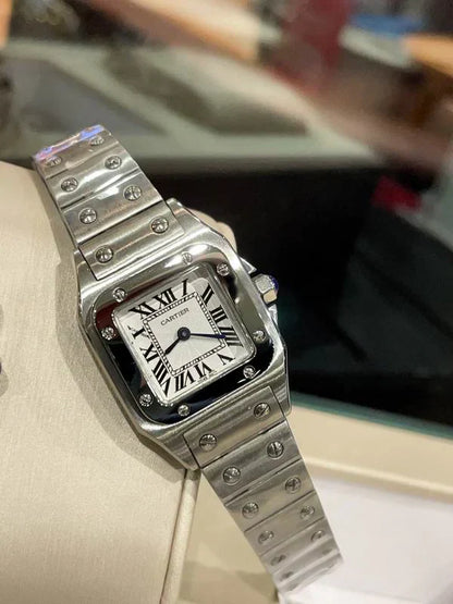 ARCHITECTURAL STEEL SQUARE TIMEPIECE
