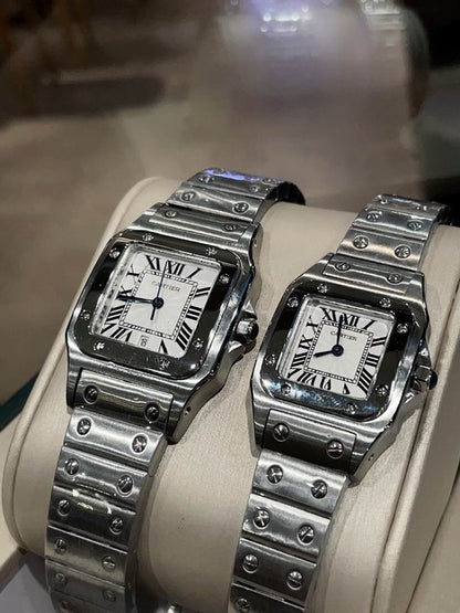 ARCHITECTURAL STEEL SQUARE TIMEPIECE