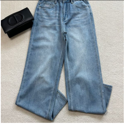 WIDE-LEG DENIM JEANS MM