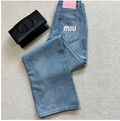 WIDE-LEG DENIM JEANS MM