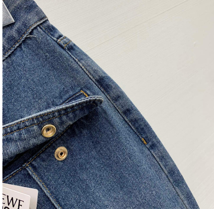 STRAIGHT-LEG DENIM PANTS