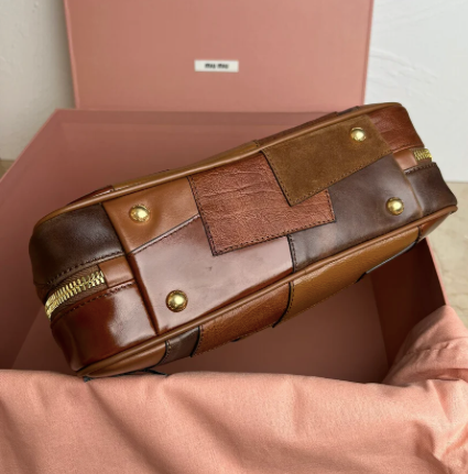 PATCHWORK BOWLING BAG