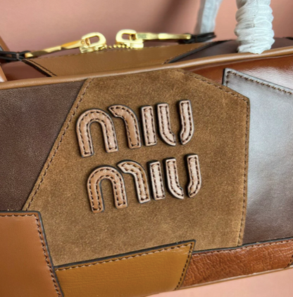 PATCHWORK BOWLING BAG