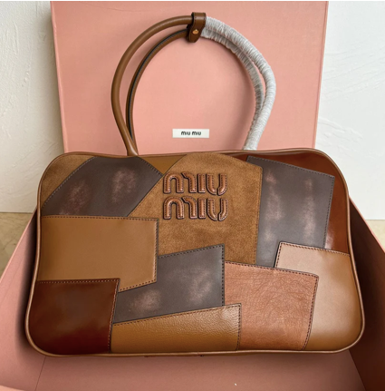 PATCHWORK BOWLING BAG