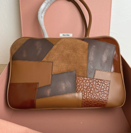 PATCHWORK BOWLING BAG