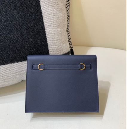 MINI STRUCTURED LEATHER BAG – GOLDEN ELEGANCE EDITION