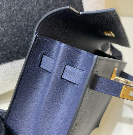 MINI STRUCTURED LEATHER BAG – GOLDEN ELEGANCE EDITION