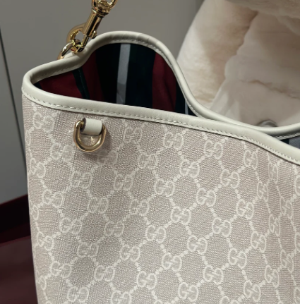 SMALL SHOULDER BAG BEIGE & OCHRE