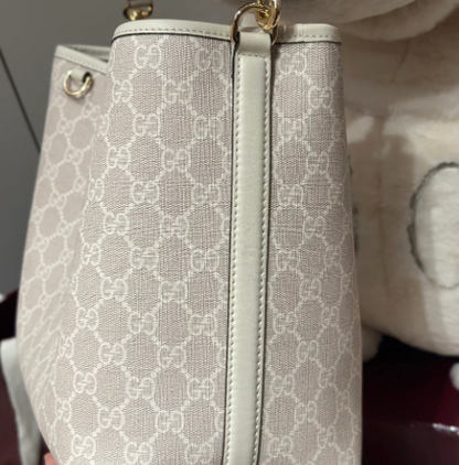 SMALL SHOULDER BAG BEIGE & OCHRE