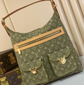 VINTAGE DENIM CROSSBODY BAG GREEN