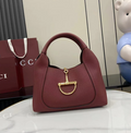 SOFTBIT SHOULDEER BAG RED LEATHER