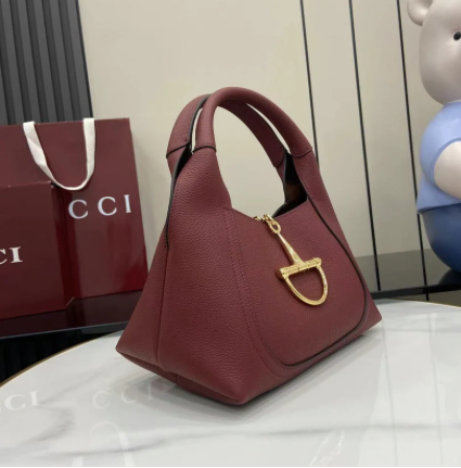 SOFTBIT SHOULDEER BAG RED LEATHER