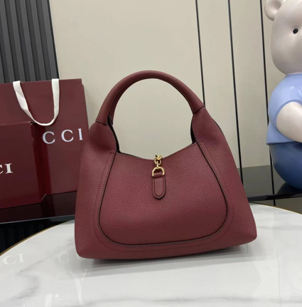 SOFTBIT SHOULDEER BAG RED LEATHER