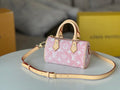 PREMIUM SOFT PINK MINI TOTE WITH REMOVABLE SHOULDER STRAP