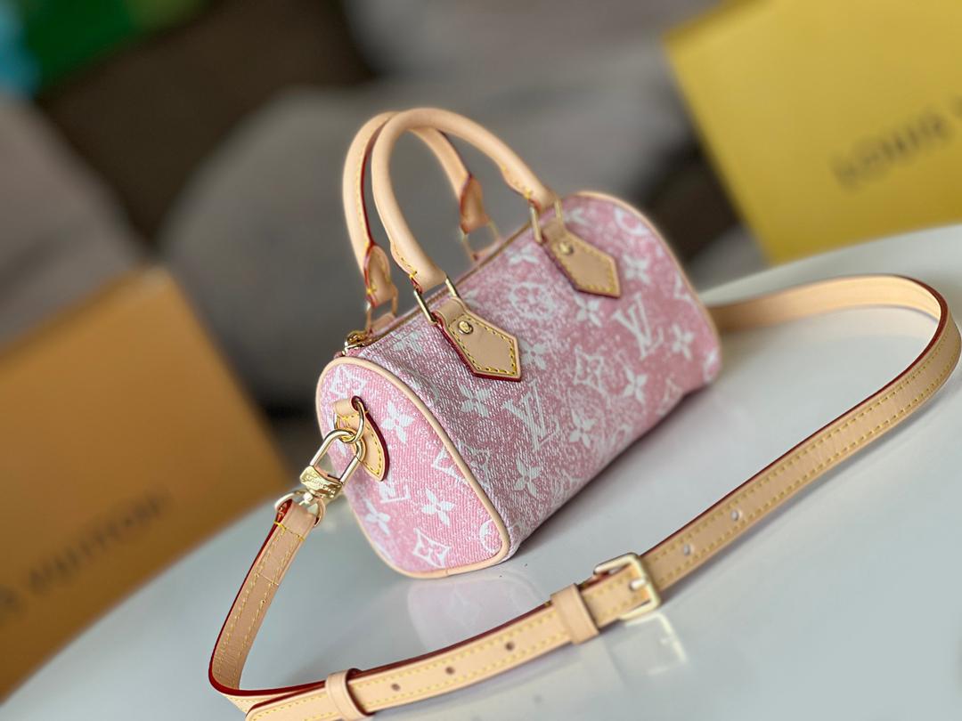 PREMIUM SOFT PINK MINI TOTE WITH REMOVABLE SHOULDER STRAP