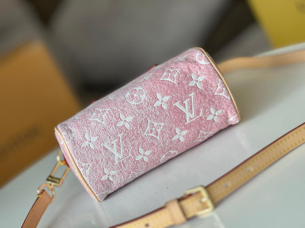 PREMIUM SOFT PINK MINI TOTE WITH REMOVABLE SHOULDER STRAP