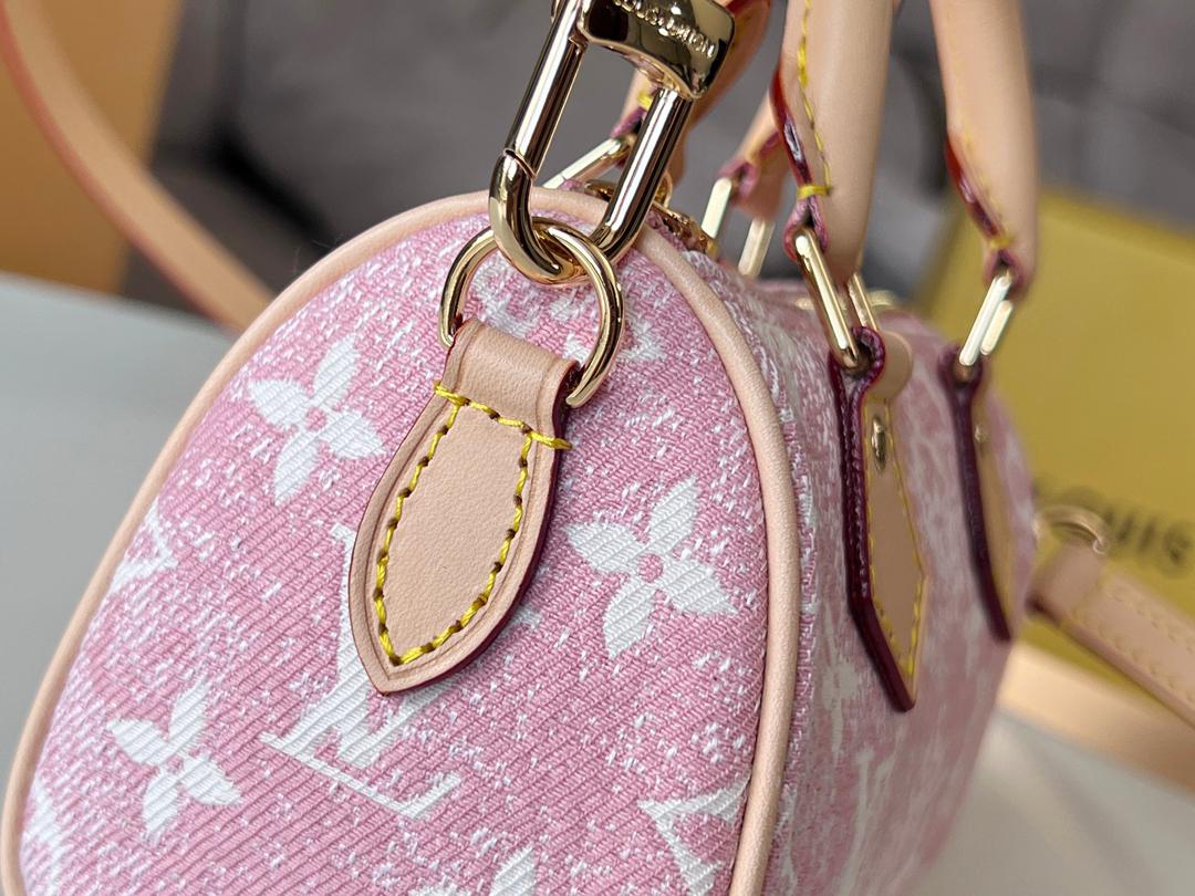 PREMIUM SOFT PINK MINI TOTE WITH REMOVABLE SHOULDER STRAP