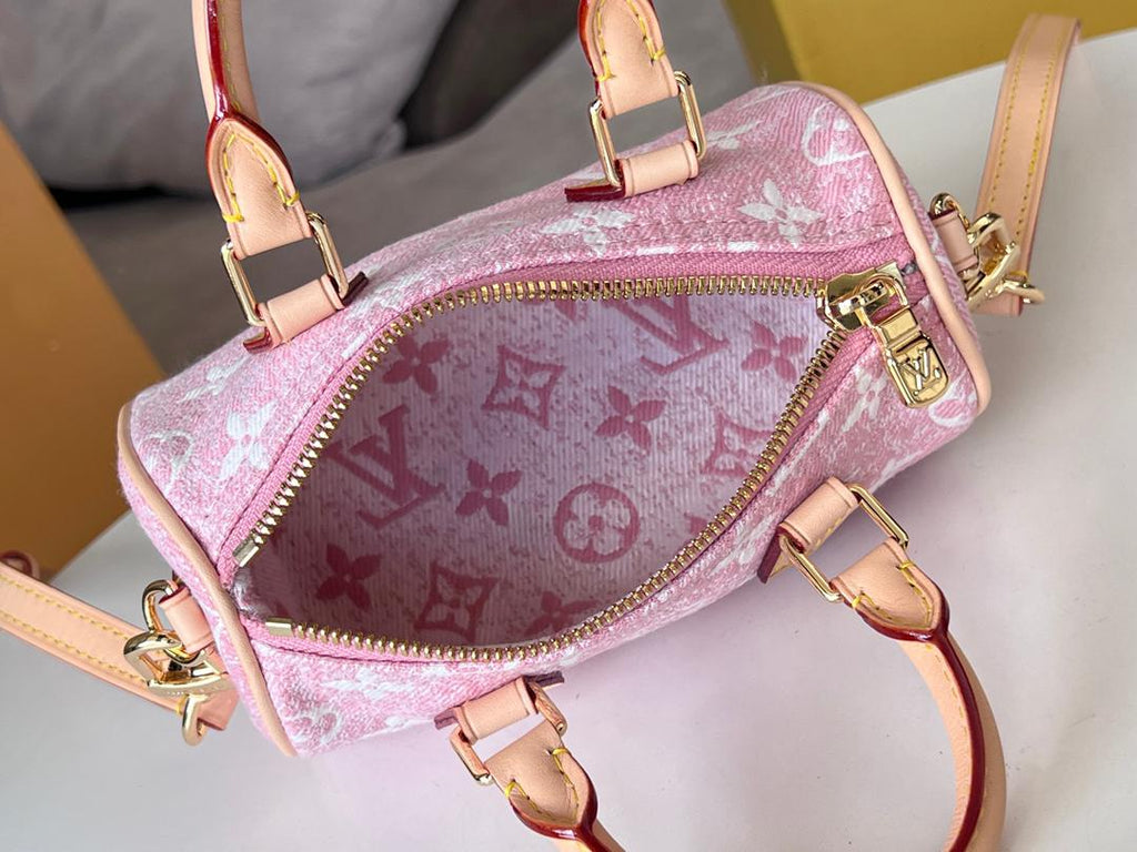 PREMIUM SOFT PINK MINI TOTE WITH REMOVABLE SHOULDER STRAP