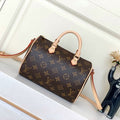 ICONIC MONOGRAM MINI SATCHEL WITH VACHETTA LEATHER TRIM