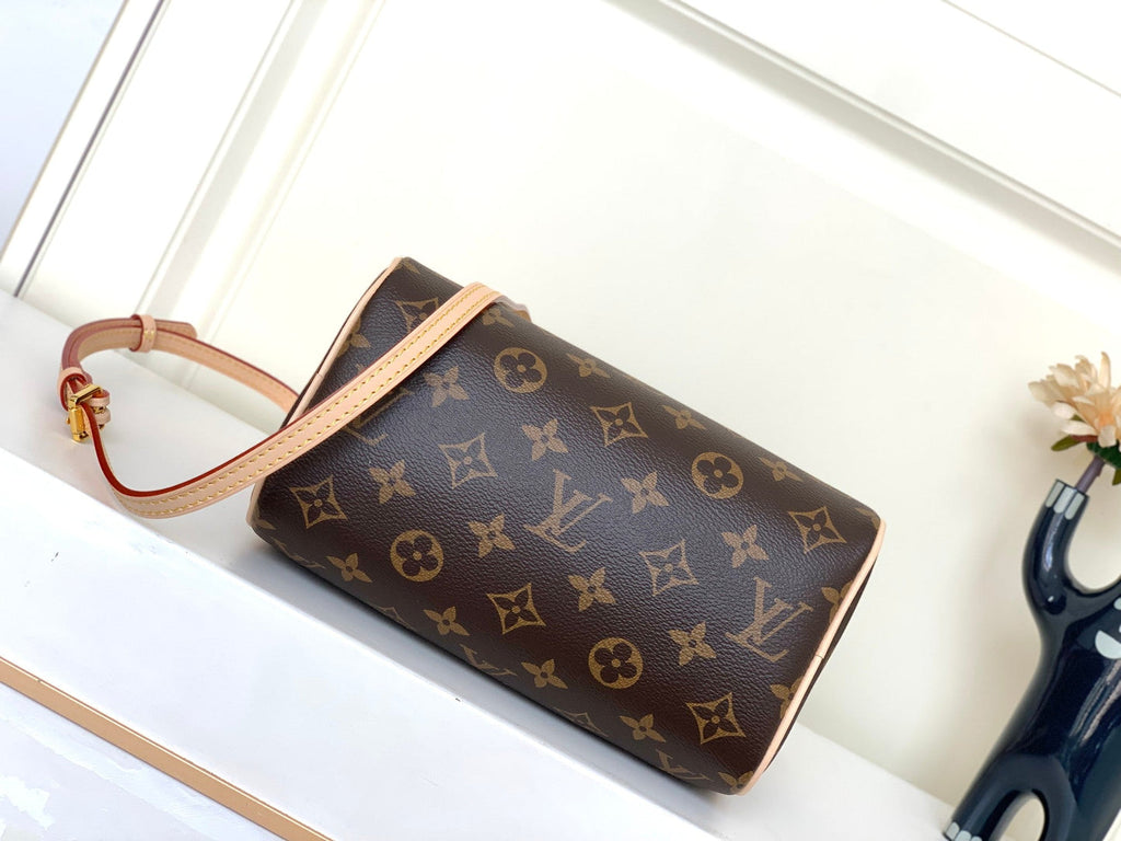 ICONIC MONOGRAM MINI SATCHEL WITH VACHETTA LEATHER TRIM