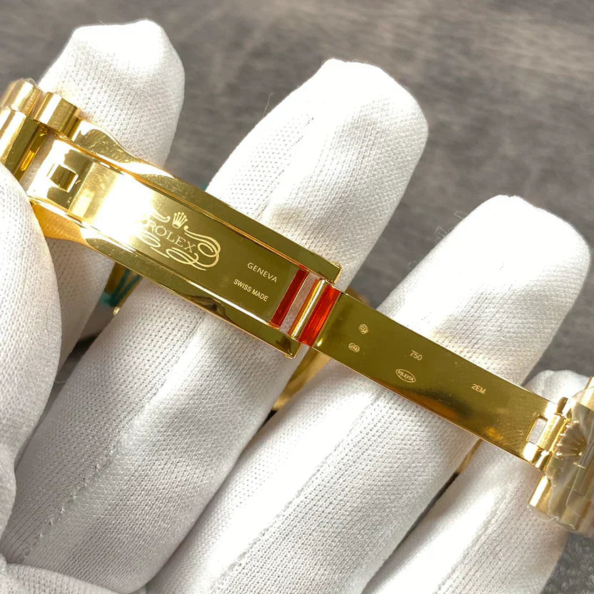 GREEN GOLD DIAL AUTOMATIC WATCH 36 MM