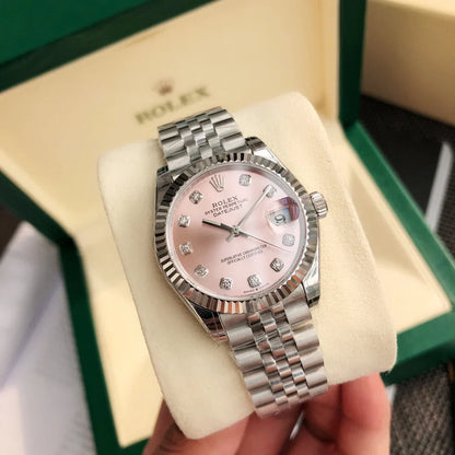 LUXURY ROSE DIAL AUTOMATIC WATCH