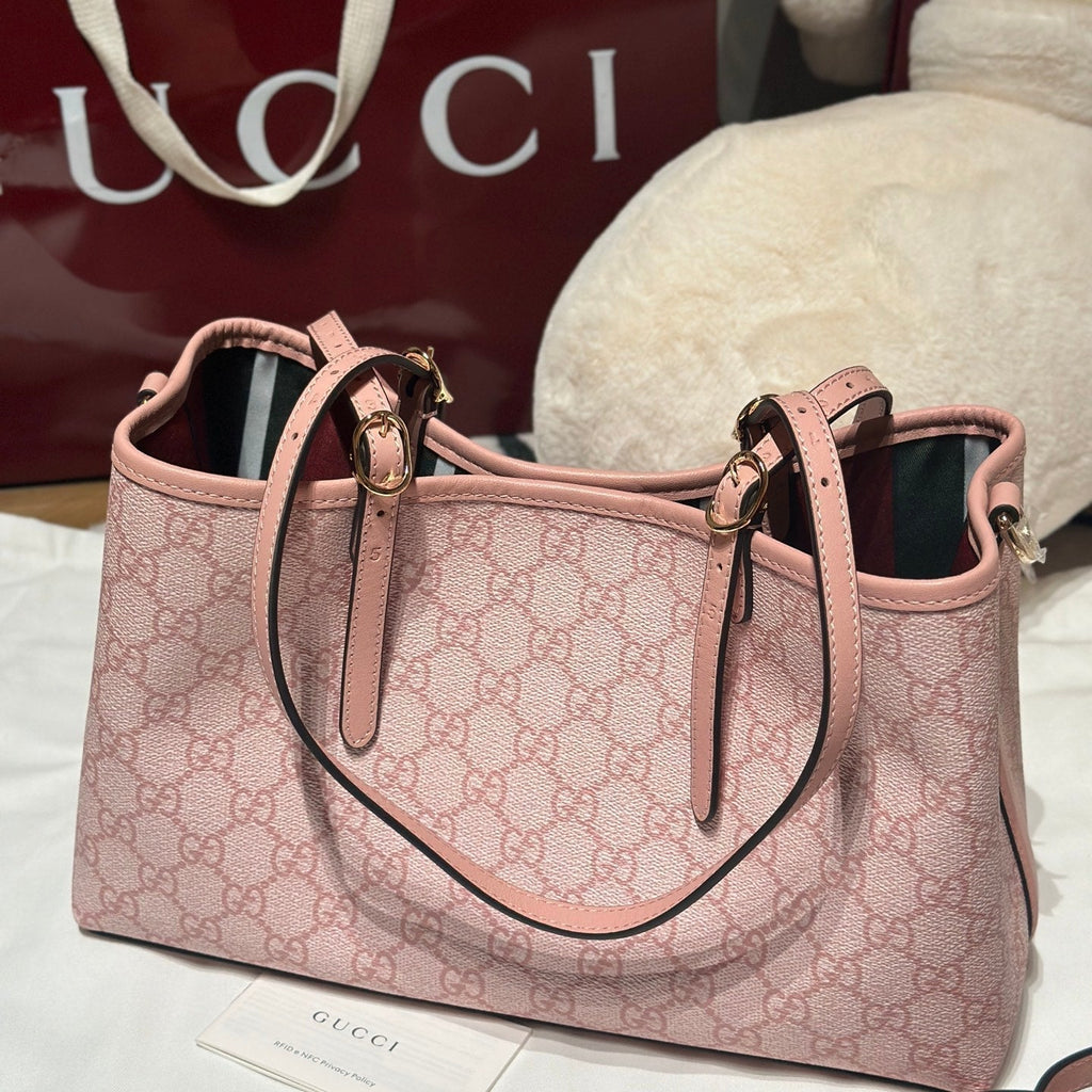 VINTAGE MONOGRAM SMALL TOTE – BLUSH PINK EDITION
