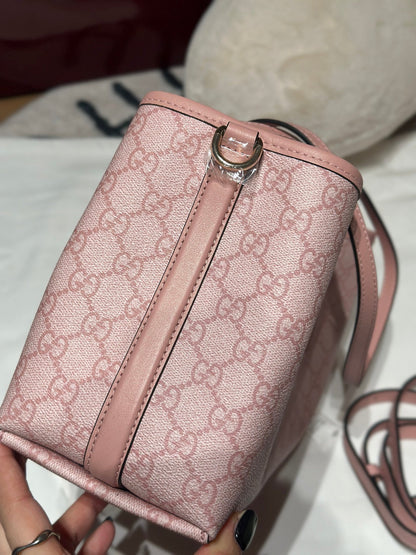 VINTAGE MONOGRAM SMALL TOTE – BLUSH PINK EDITION
