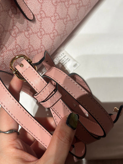 VINTAGE MONOGRAM SMALL TOTE – BLUSH PINK EDITION