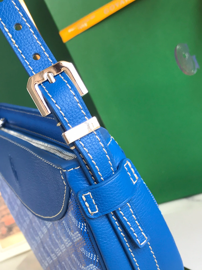 HIRONDELLE SHOULDER BAG- BLUE