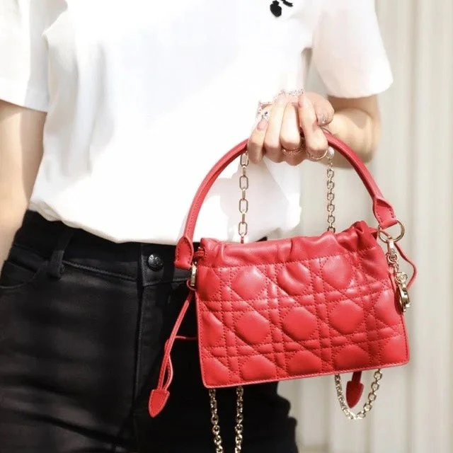 LUCKY MINI SHOULDER BAG – EMBROIDERED CANVA EDITION