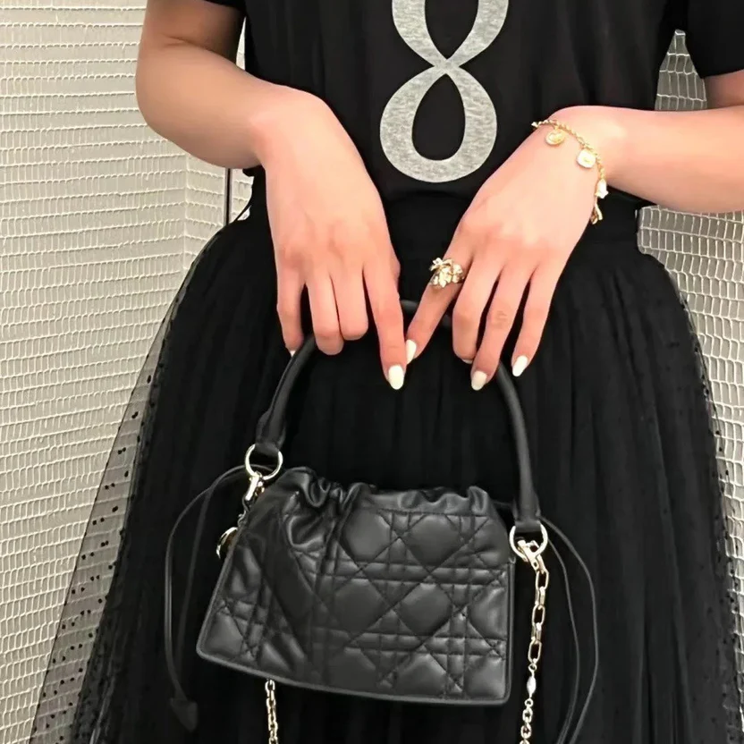 LUCKY MINI SHOULDER BAG – EMBROIDERED CANVA EDITION