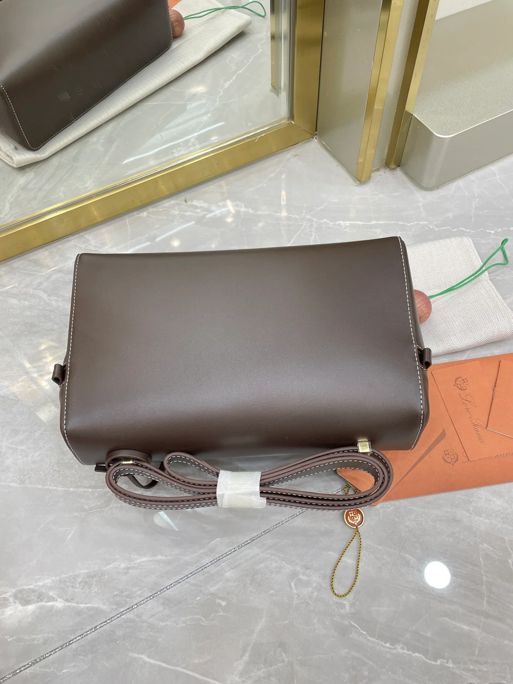 SADLE LORO LEATHER BAG