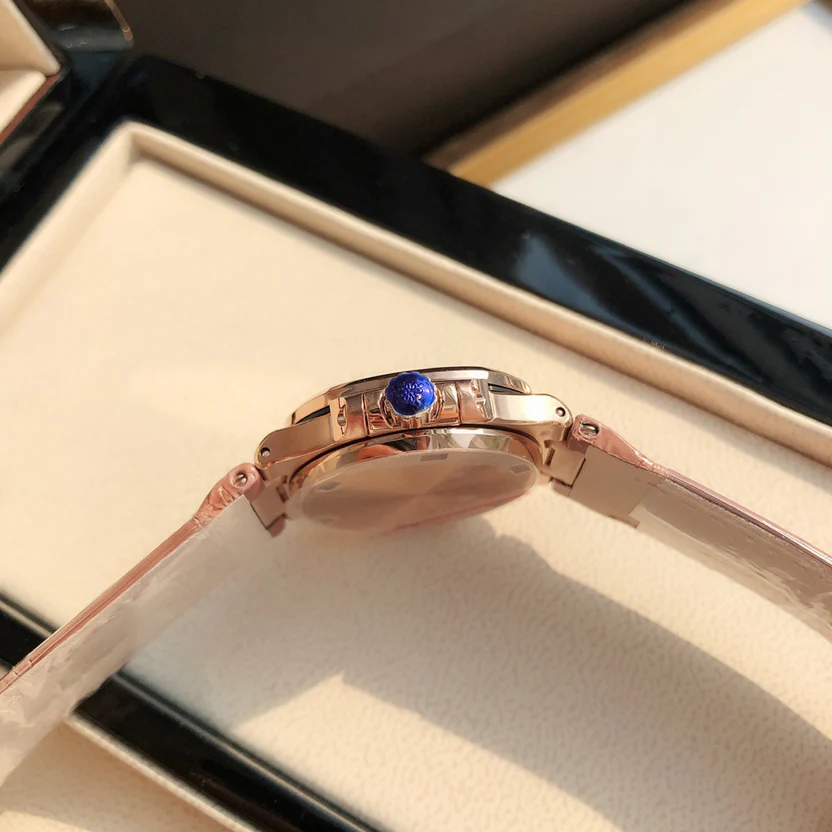 ROSE GOLD DIAMOND BEZEL WATCH 36 MM – ELEGANCIA ATEMPORAL