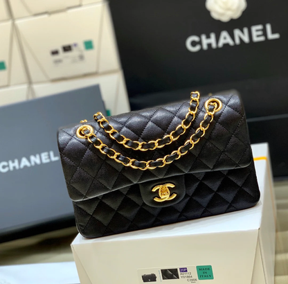 CLASSIC FLAP SAMLL BAG 23CM- BLACK