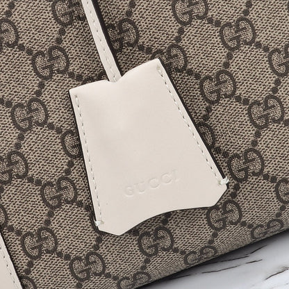 PREMIUM STITCHED LUXURY TOTE WITH GOLD HARDWARE