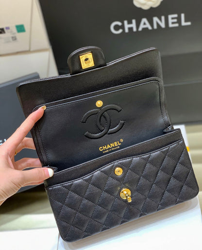 CLASSIC FLAP SAMLL BAG 23CM- BLACK