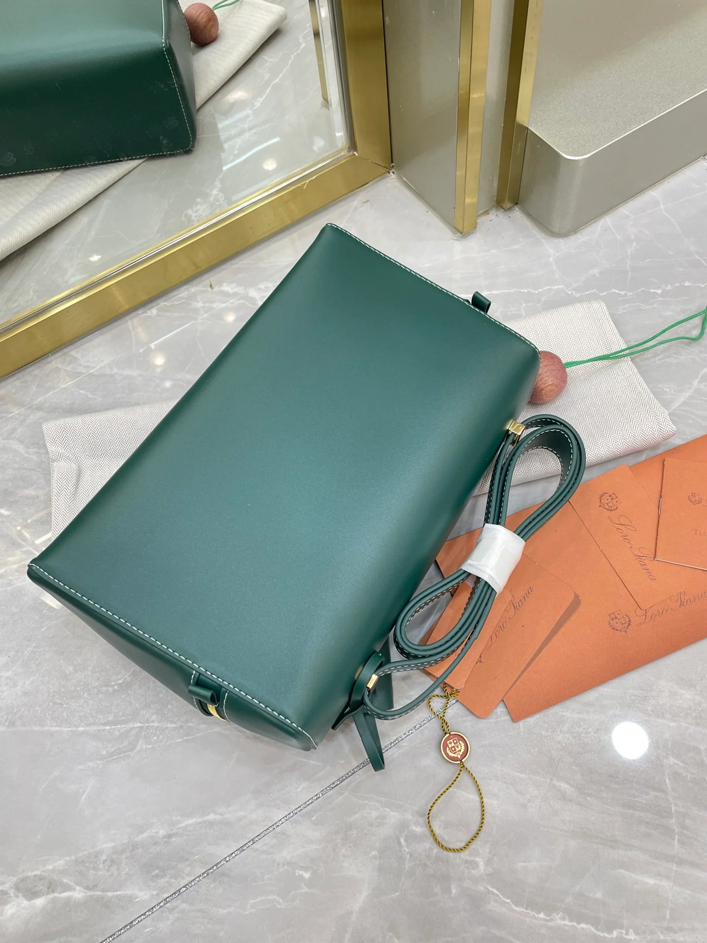 SADDLE LORO LEATHER BAG