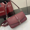 CROSSBODY BAG ANCORA RED LEATHER